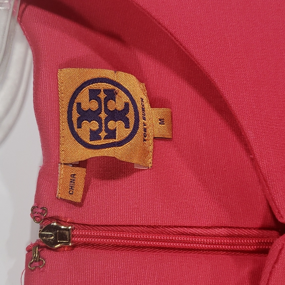Tory Burch Osten coral pink sleeveless dress - Picture 5 of 10